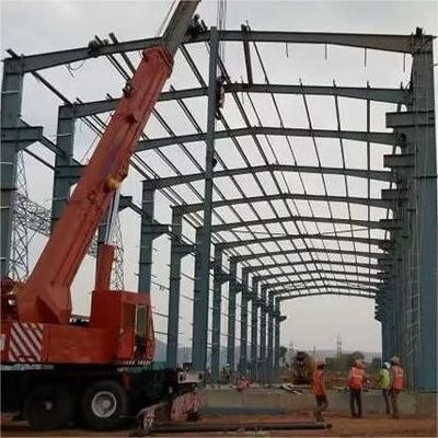 এসজিএস স্টিল স্ট্রাকচার বিল্ডিং Q355 ধাতু স্টিল স্ট্রাকচার গরম ঘূর্ণিত