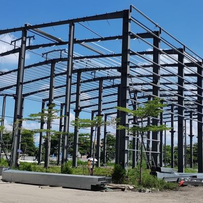 অ্যান্টি-রস্ট পেইন্টিং মেটাল কর্মশালা ভবন প্রিফ্যাব্রিকেটেড মেটাল গুদাম ODM