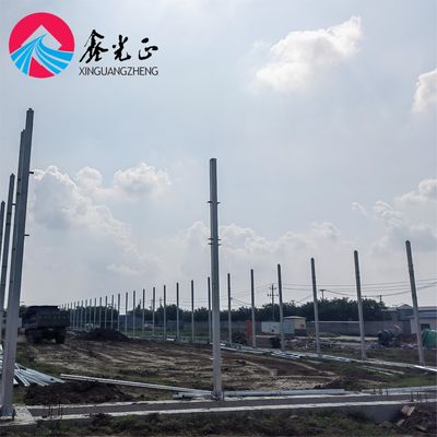 প্রিফ্যাব স্টিল স্ট্রাকচার ব্রিডার চিকেন হাউস কৃষি পশুধন হাউস