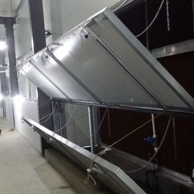শিল্প পশুপালন ইস্পাত কাঠামো ফার্ম হাউস ব্যবহার রঙিন প্যানেল