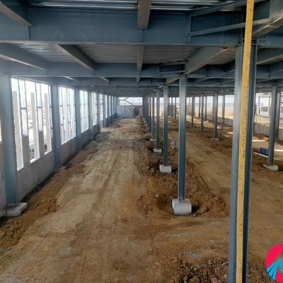 গ্যালভানাইজড মেটাল ফ্রেম ওয়ার্কশপ এইচ বিভাগ স্টিল শক্তিশালী ভূমিকম্প প্রতিরোধের