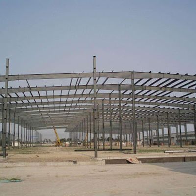 শট ব্লাস্টিং স্টিল স্ট্রাকচার কর্মশালা OEM প্রিফ্যাব স্টিল ফ্রেম বিল্ডিং