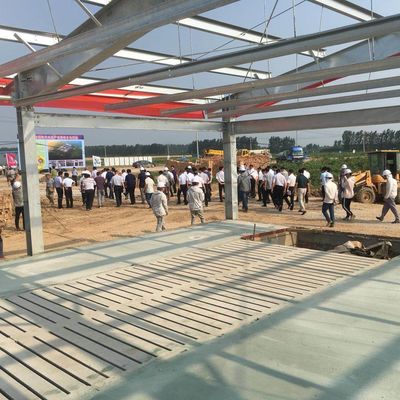 Q345B প্রিফ্যাব্রিকেটেড ইন্ডাস্ট্রিয়াল স্টিল বিল্ডিং