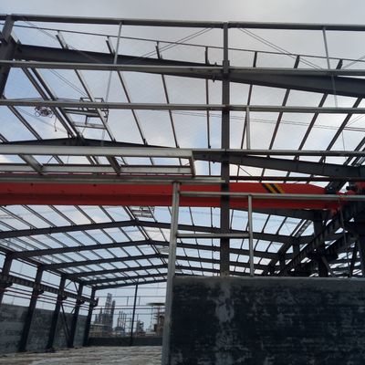 Q355B প্রিফ্যাব্রিকেটেড ইস্পাত নির্মাণ প্রিফ্যাব্রিকেটেড ইস্পাত গুদাম ভবন ODM