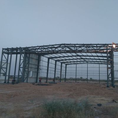 স্যান্ডউইচ প্যানেল স্ট্রাকচারাল স্টিল হ্যাঙ্গার