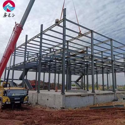 সিই ইস্পাত কাঠামো গুদাম Q355B প্রিফ্যাব্রিকেটেড ইস্পাত গুদাম