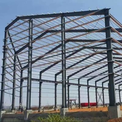 এসজিএস স্টিল স্ট্রাকচার গুদাম কাস্টমাইজড প্রিফ্যাব গুদাম বিল্ডিং