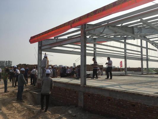 সি পুরলিন স্টিল স্ট্রাকচার গুদাম কাস্টম প্রিফ্যাব্রিকেটেড নির্মাণ
