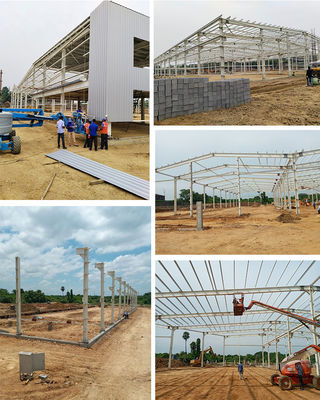 OEM প্রিফ্যাব্রিকেটেড হালকা ইস্পাত ফ্রেম হাউস