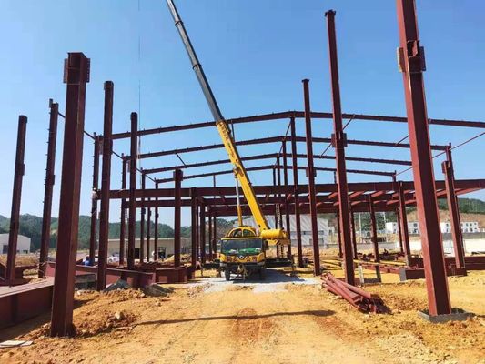 কাস্টমাইজযোগ্য ইস্পাত কাঠামো রোলিং দরজা সঙ্গে গুদাম বিল্ডিং