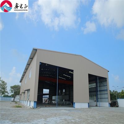 কারখানার বিল্ডিং ডিজাইন সহ কাস্টমাইজযোগ্য মডুলার স্টিল স্ট্রাকচার গুদাম