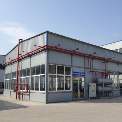 কঠোর শিল্প নিরাপত্তা মান পূরণ করার জন্য ডিজাইন করা ঐচ্ছিক অগ্নি সুরক্ষা সিস্টেম সহ অগ্নিরোধী ইস্পাত কর্মশালা