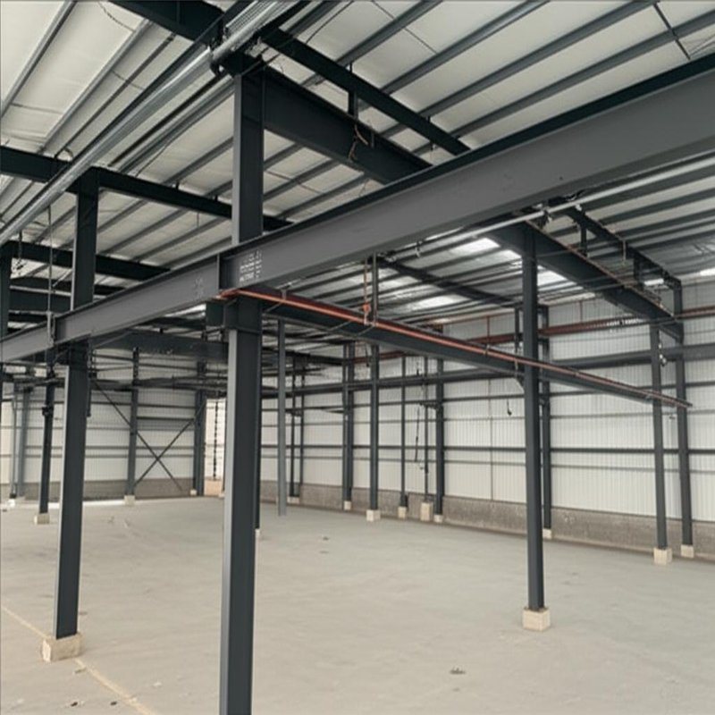 Customizable Prefab Workshop with C or Z Type Purlin and Bolt Connection