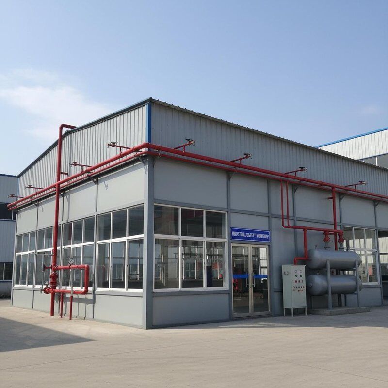 কঠোর শিল্প নিরাপত্তা মান পূরণ করার জন্য ডিজাইন করা ঐচ্ছিক অগ্নি সুরক্ষা সিস্টেম সহ অগ্নিরোধী ইস্পাত কর্মশালা