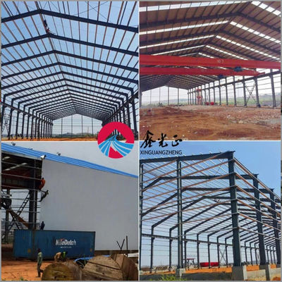 গ্যালভানাইজড মেটাল এয়ারপ্লেন হ্যাঙ্গার মেটাল গুদাম ভবন Q355B