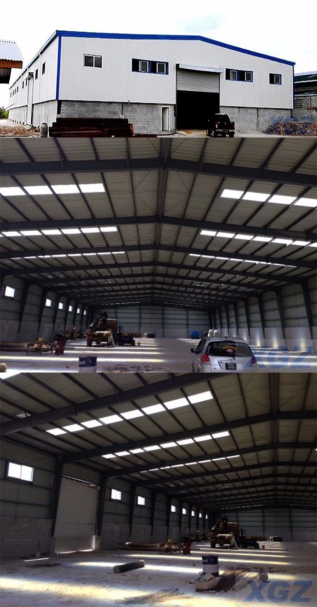 Steel Prefabricated Construction Building Material Industrial Factory Hangar Shed (BYSS-220617008)