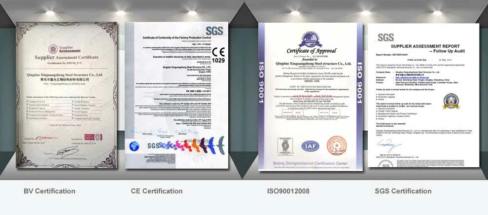 OEM প্রিফ্যাব্রিকেটেড হালকা ইস্পাত ফ্রেম হাউস 10